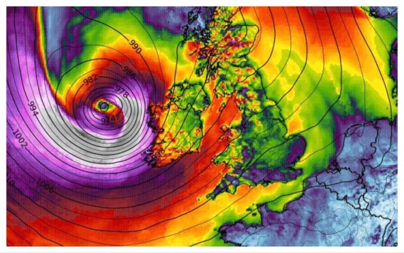 Weather experts warn winds of 110km/h could batter parts of the country this weekend