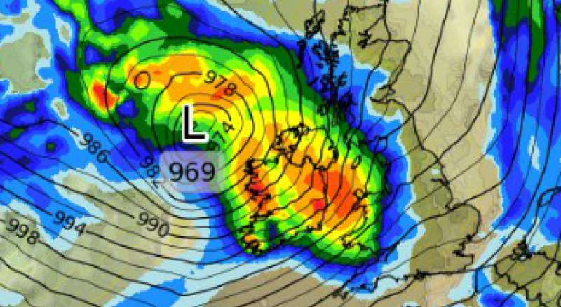 LIVE: Met Éireann weather warnings in place for 15 counties as Storm Amy hits Ireland