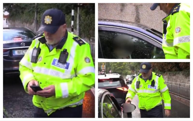 'Do you realise how dangerous that is?' -  Gardaí catch distracted driver outside Limerick school 