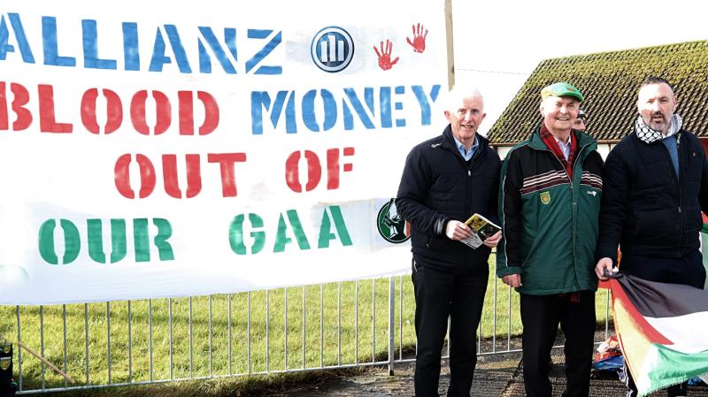 &lsquo;It needs to end as soon as possible&rsquo; - Devenney leads protest at Fr Tierney Park