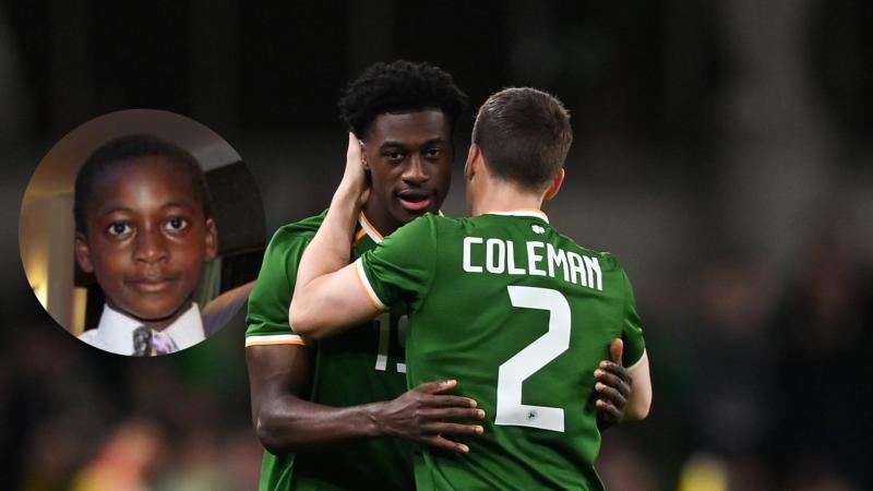 Former Letterkenny Rovers defender makes Ireland debut as club carries the flag 