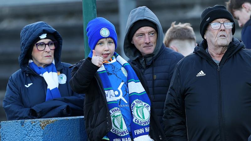 In Pictures: Finn Harps supporters happy to see team split points with Cork City