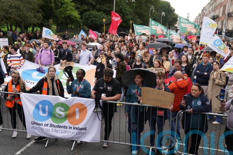 Young people march to demand Government action over ‘crisis’ facing students