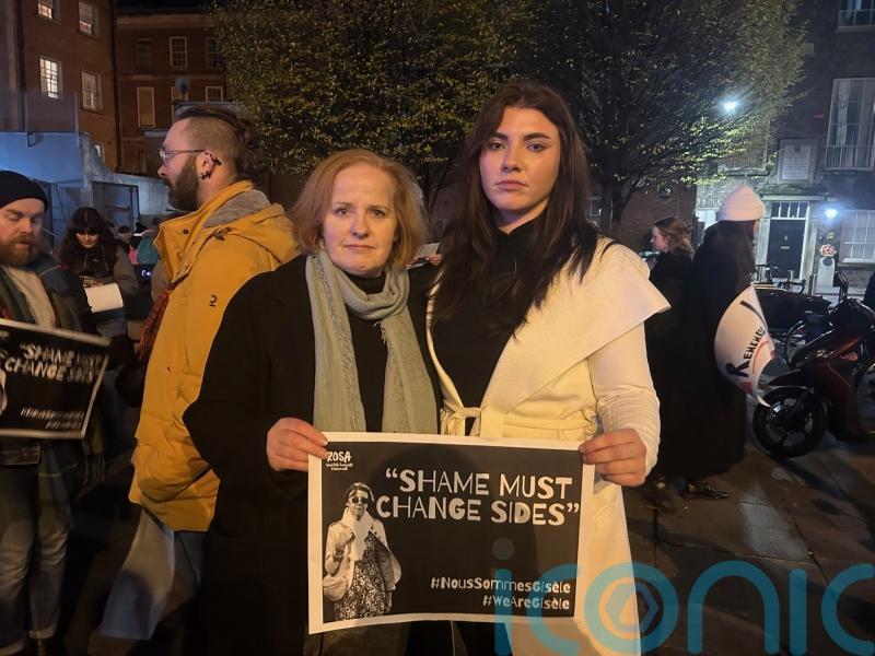 Crowd marches in solidarity with &lsquo;incredibly brave&rsquo; Nikita Hand